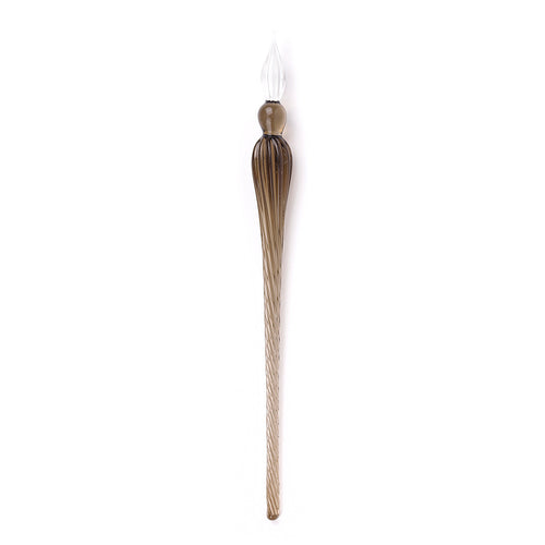 Jacques Herbin Round Glass Pen Black – Γυάλινη πένα (18 cm)