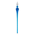 Jacques Herbin Round Glass Pen Blue – Γυάλινη πένα (18 cm)