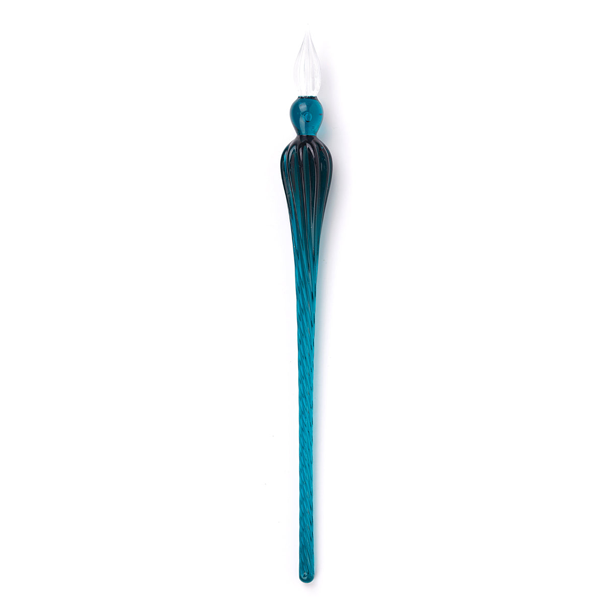 Jacques Herbin Round Glass Pen Emerald – Γυάλινη πένα (18 cm)