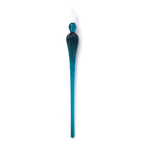Jacques Herbin Round Glass Pen Emerald – Γυάλινη πένα (18 cm)