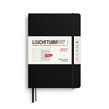 Leuchtturm1917 Ημερολόγιο 2027 A5 Black – Εβδομαδιαίο με σημειώσεις, σκληρό εξώφυλλο – Γραμμές