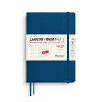 Leuchtturm1917 Ημερολόγιο 2027 A5 Indigo – Εβδομαδιαίο με σημειώσεις, σκληρό εξώφυλλο – Τελείες