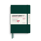 Leuchtturm1917 Ημερολόγιο 2027 A5 Forest Green – Εβδομαδιαίο σε στήλες, σκληρό εξώφυλλο