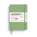 Leuchtturm1917 Ημερολόγιο 2027 A5 Sage – Ημερήσιο με σκληρό εξώφυλλο – Γραμμές