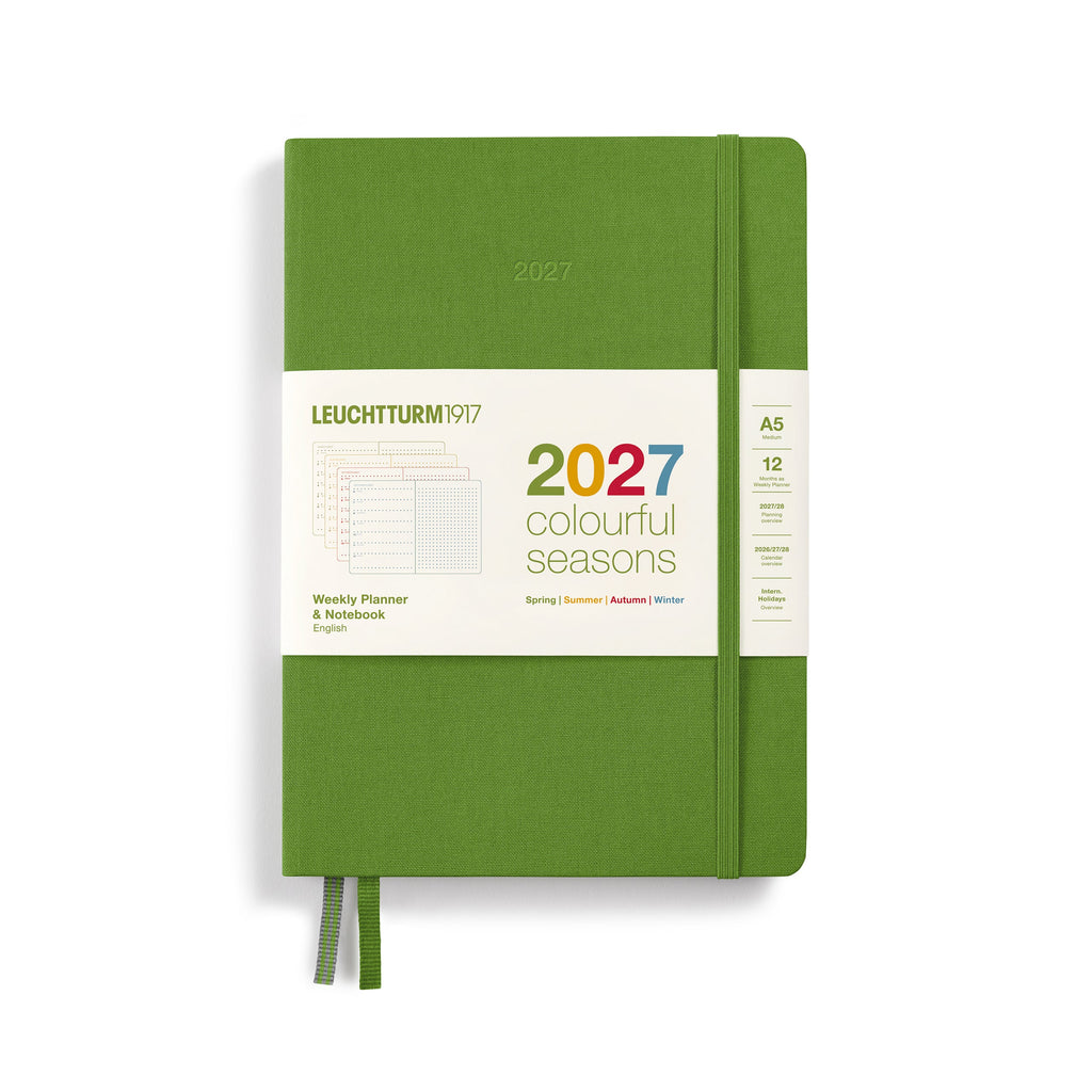 Leuchtturm1917 Ημερολόγιο 2027 A5 Spring – Colourful Seasons, λινό σκληρό εξώφυλλο