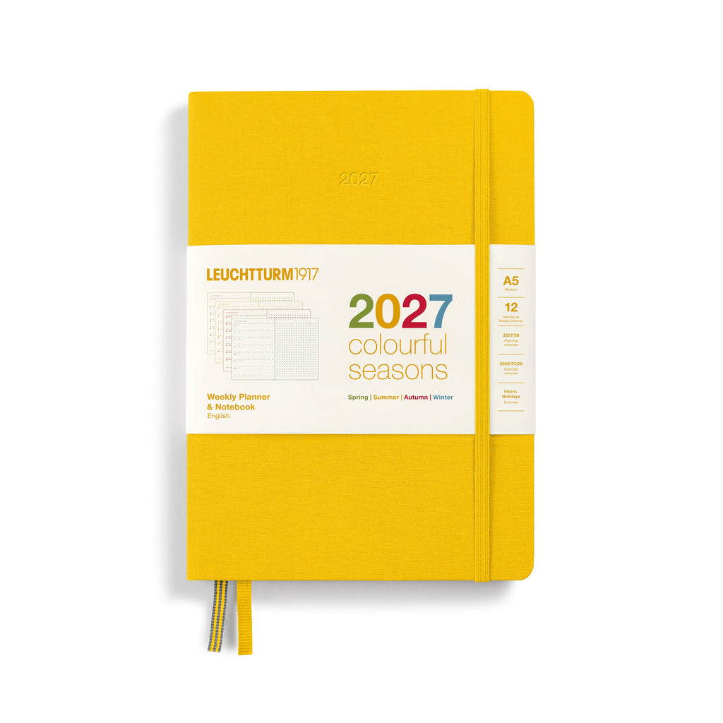 Leuchtturm1917 Ημερολόγιο 2027 A5 Summer – Colourful Seasons, λινό σκληρό εξώφυλλο