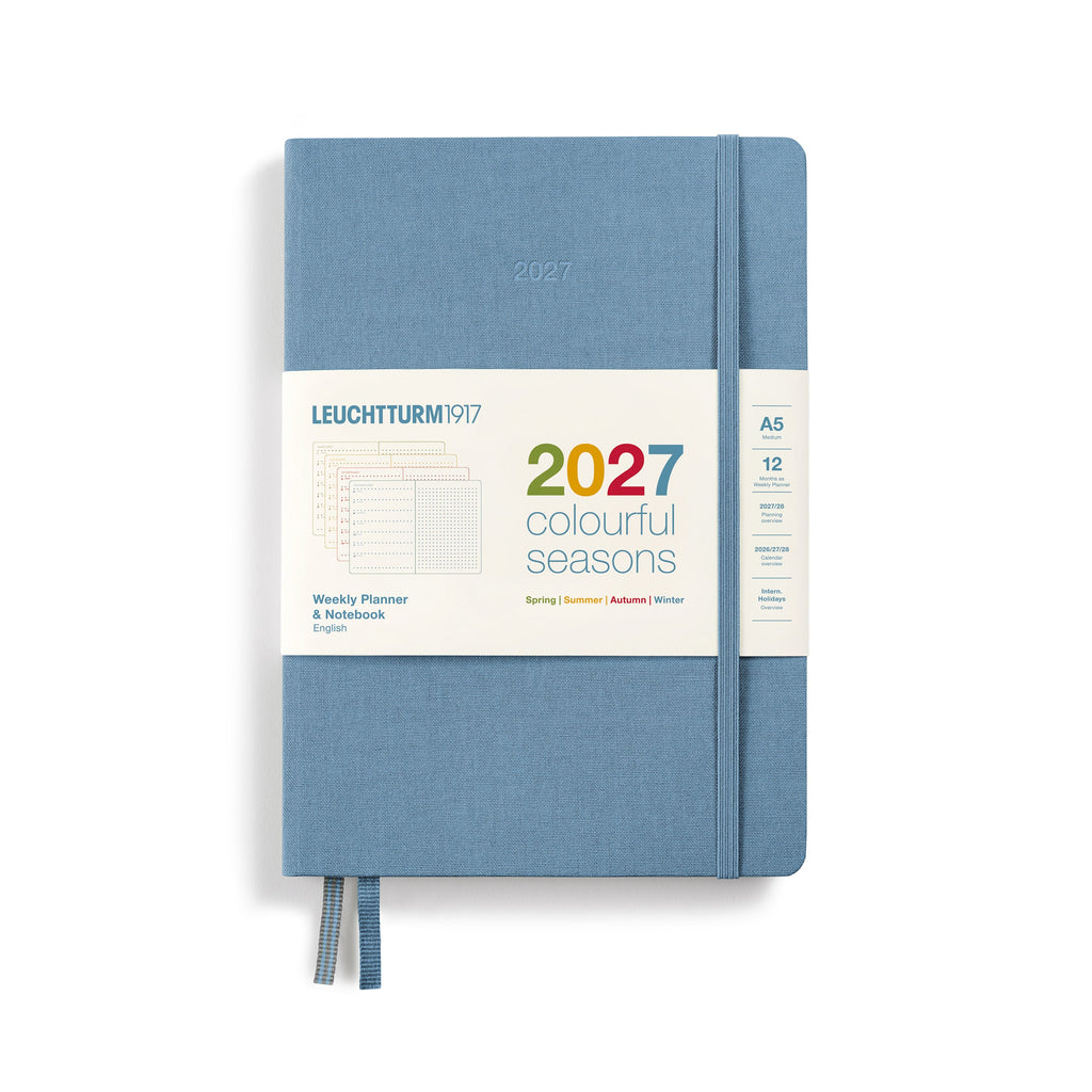 Leuchtturm1917 Ημερολόγιο 2027 A5 Winter – Colourful Seasons, λινό σκληρό εξώφυλλο