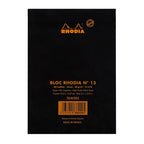Rhodia Bloc Black – Μπλοκ σημειώσεων με γραμμές (80 φύλλα)