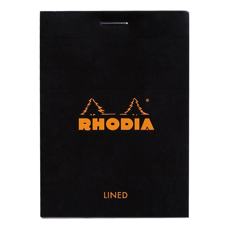 Rhodia Bloc Black – Μπλοκ σημειώσεων με γραμμές (80 φύλλα)