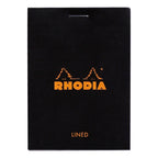 Rhodia Bloc Black – Μπλοκ σημειώσεων με γραμμές (80 φύλλα)