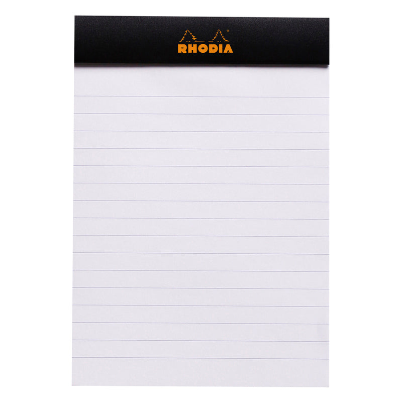 Rhodia Bloc Black – Μπλοκ σημειώσεων με γραμμές (80 φύλλα)
