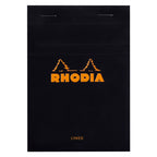 Rhodia Μπλοκ σημειώσεων N°13 Μαύρο – A6, με γραμμές