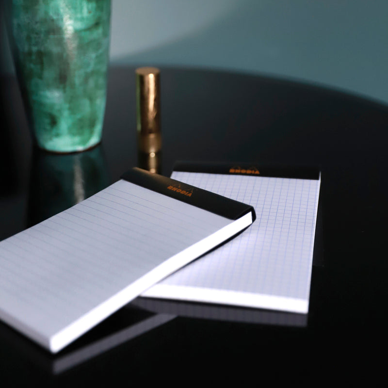 Rhodia Bloc Black – Μπλοκ σημειώσεων με γραμμές (80 φύλλα)