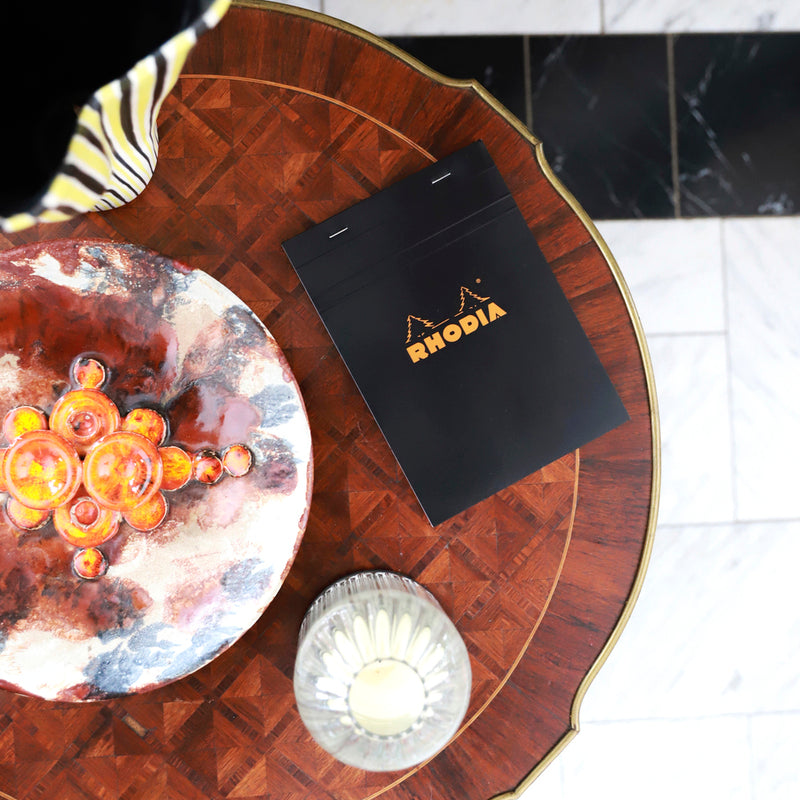 Rhodia Bloc Black – Μπλοκ σημειώσεων με γραμμές (80 φύλλα)