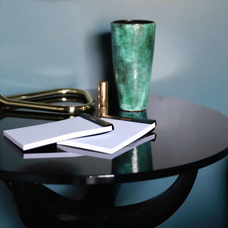 Rhodia Bloc Black – Μπλοκ σημειώσεων με γραμμές (80 φύλλα)