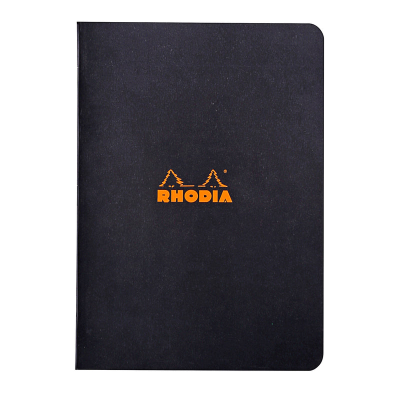 Rhodia Classic A5 Black – Τετράδιο με γραμμές (96 σελίδες)