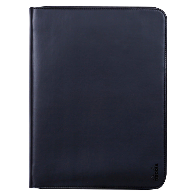 Rhodiarama Black – Φάκελος συνεδρίων A4 με φερμουάρ (25,5×34 cm)