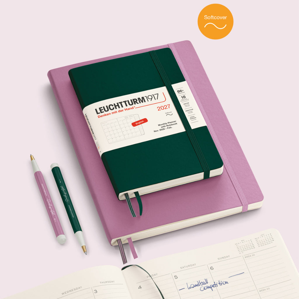 Leuchtturm1917 Ημερολόγιο 2027 B6+ Dusty Rose – Μηνιαίο 16 μηνών, μαλακό εξώφυλλο