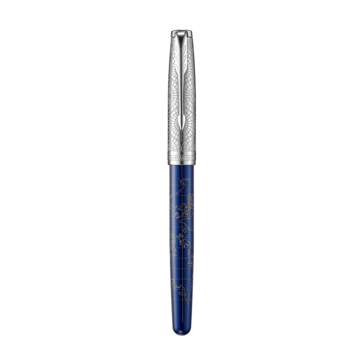 Parker Sonnet Special Edition Atlas Blue Silver PT – Πένα (χρυσή μύτη 18K, F)