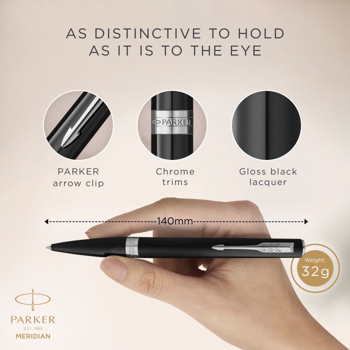 P MERIDIAN BLACK CT BPen