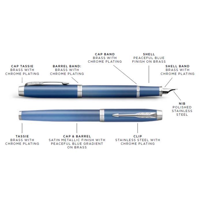 PARKER I.M. RITUALS BLUE CT FPen M