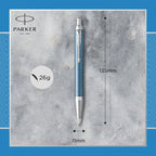 PARKER I.M. PRM BLUE GREY CT BPen