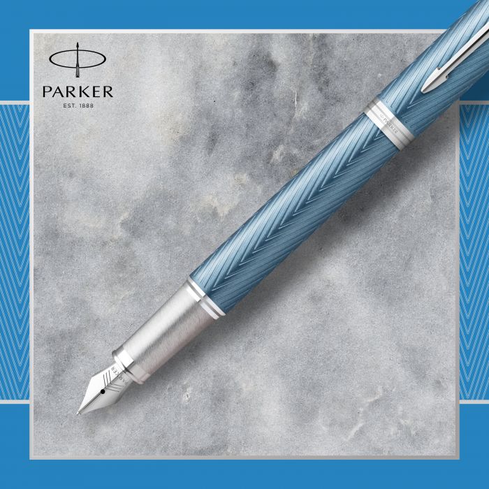 PARKER I.M. PRM BLUE GREY CT FPen F