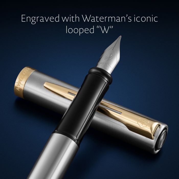 Waterman Impression Stainless Steel GT – Πένα (μύτη M)