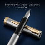 Waterman Impression Stainless Steel GT – Πένα (μύτη F)