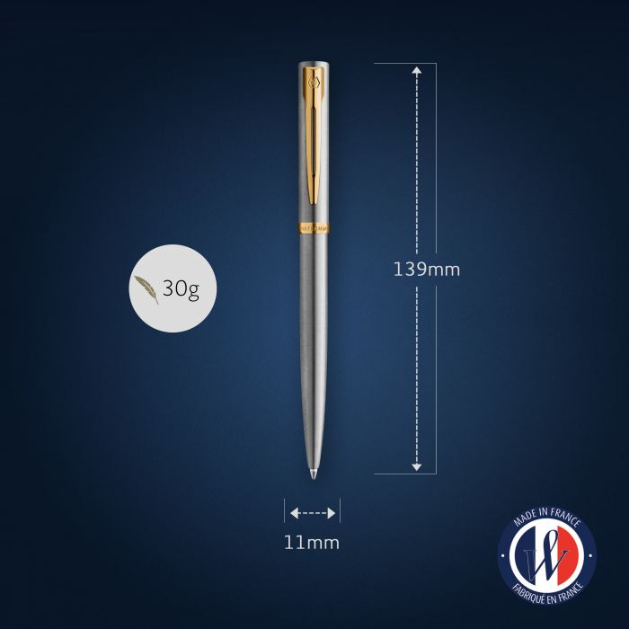 Waterman Impression Stainless Steel GT – Στυλό διαρκείας