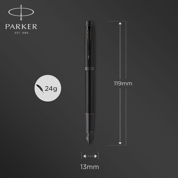 PARKER I.M. CORE METAL.BLACK BT FPen M