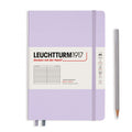 Leuchtturm1917 Medium A5 – Σημειωματάριο με σκληρό εξώφυλλο (251 σελ.) – Lilac Γραμμές