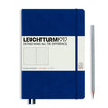 Leuchtturm1917 Medium A5 – Σημειωματάριο με σκληρό εξώφυλλο (251 σελ.) – Navy Τελείες