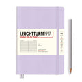 Leuchtturm1917 Medium A5 – Σημειωματάριο με μαλακό εξώφυλλο (123 σελ.) – Lilac Γραμμές