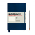 Leuchtturm1917 Medium A5 – Σημειωματάριο με μαλακό εξώφυλλο (123 σελ.) – Navy Τελείες