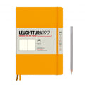Leuchtturm1917 Medium A5 – Σημειωματάριο με μαλακό εξώφυλλο (123 σελ.) – Rising Sun Λευκές