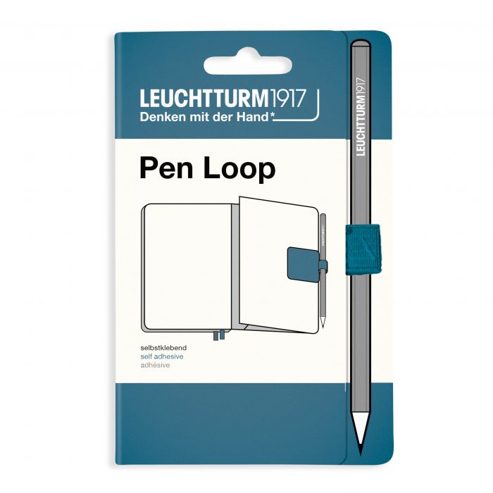 Leuchtturm1917 Pen Loop – Αυτοκόλλητη θήκη στυλό – Stone Blue