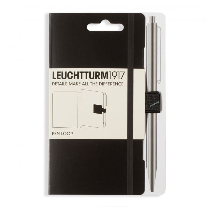 Leuchtturm1917 Pen Loop – Αυτοκόλλητη θήκη στυλό – Black