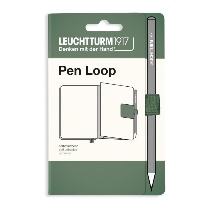 Leuchtturm1917 Pen Loop – Αυτοκόλλητη θήκη στυλό – Olive