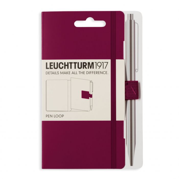 Leuchtturm1917 Pen Loop – Αυτοκόλλητη θήκη στυλό – Port Red