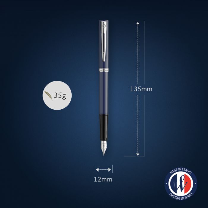 Waterman Impression Lacquer Blue CT – Πένα (μύτη M)
