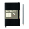 Leuchtturm1917 Paperback B6+ – Σημειωματάριο με μαλακό εξώφυλλο (123 σελ.) – Black Τελείες