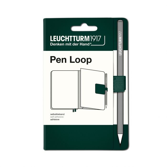 Leuchtturm1917 Pen Loop – Αυτοκόλλητη θήκη στυλό – Forest Green