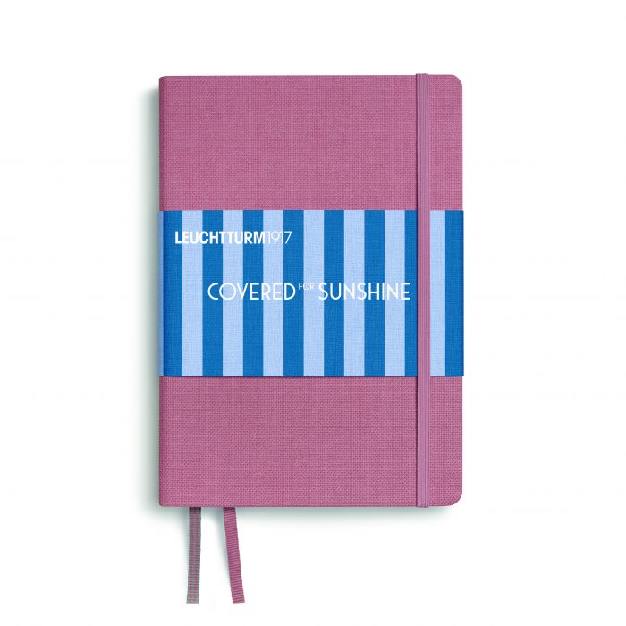 Leuchtturm1917 Covered for Sunshine Medium A5 – Σημειωματάριο, τελείες (251 σελ.) – Beach Rose