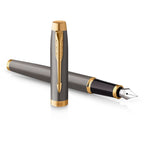 PARKER I.M.CORE GREY GT FPen M