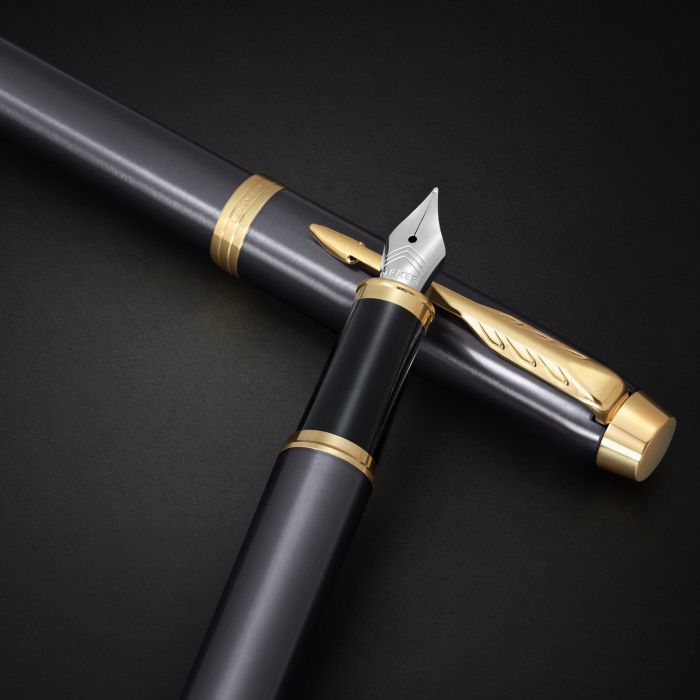 PARKER I.M.CORE GREY GT FPen M
