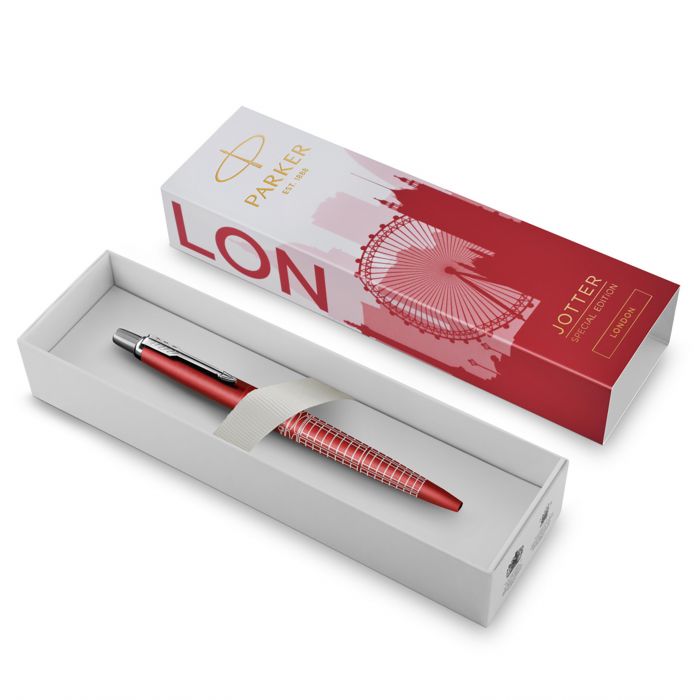 P JOTTER SE LONDON RED CT BPen