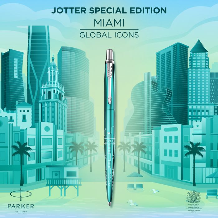P JOTTER SE MIAMI TURQOISE CT BPen