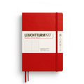 Leuchtturm1917 Medium A5 – Σημειωματάριο με σκληρό εξώφυλλο (251 σελ.) – Cherry Τελείες
