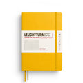 Leuchtturm1917 Medium A5 – Σημειωματάριο με σκληρό εξώφυλλο (251 σελ.) – Sunflower Γραμμές